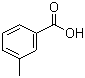 structure of CAS# 99-04-7, m-Toluic acid