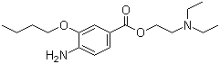 structure of CAS# 99-43-4, Oxybuprocaine
