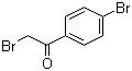 CAS # 99-73-0, 2,4'-Dibromoacetophenone, 2-Bromo-1-(4-bromophenyl)ethanone, 4'-Bromophenacyl bromide