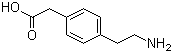structure of CAS# 99075-24-8, 4-(2-Aminoethyl)benzeneacetic acid