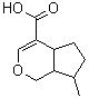 structure of CAS# 99173-00-9, 1,4a,5,6,7,7a-六氢-7-甲基环戊二烯并[c]吡喃-4-羧酸