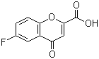 structure of CAS# 99199-59-4, 6-氟-4-氧代-4H-1-苯并吡喃-2-羧酸