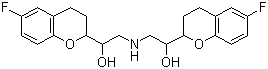CAS 登录号：99200-09-6, 奈必洛尔, 双[2-(6-氟苯并二氢吡喃-2-基)-2-羟基乙基]胺