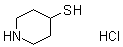 structure of CAS# 99201-86-2, 4-Piperidinethiol hydrochloride