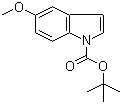 structure of CAS# 99275-47-5, 1-叔丁氧羰基-5-甲氧基吲哚