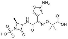 structure of CAS# 99341-02-3, (E)-氨曲南