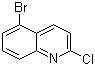structure of CAS# 99455-13-7, 5-溴-2-氯喹啉