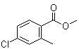 structure of CAS# 99585-12-3, 4-氯-2-甲基苯甲酸甲酯