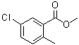 structure of CAS# 99585-13-4, 5-Chloro-2-methylbenzoic acid methyl ester