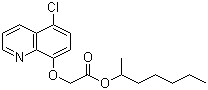 CAS # 99607-70-2, Cloquintocet-mexyl, 1-Methylhexyl (5-chloroquinolin-8-yloxy)acetate
