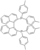 structure of CAS# 99646-28-3, (S)-(-)-2,2'-双(二对甲苯基膦基)-1,1'-联萘