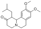 CAS # 99672-64-7, 1-Isobutyl-9,10-dimethoxy-3,4,6,7-tetrahydro-1H-pyrido[2,1-a]isoquinolin-2(11bH)-one, 9,10-dimethoxy-1-(2-methylpropyl)-1,3,4,6,7,11b-hexahydrobenzo[a]quinolizin-2-one