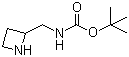 structure of CAS# 99724-21-7, Azetidin-2-ylmethylcarbamic acid tert-butyl ester