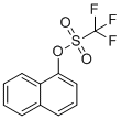 structure of CAS# 99747-74-7, 1-萘基三氟甲烷磺酸酯